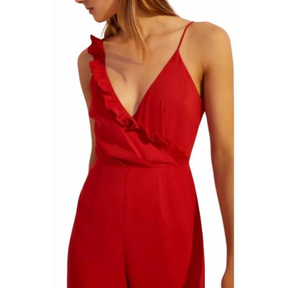 NEW KEEPSAKE forget you jumpsuit in cherry - Picture 4 of 4